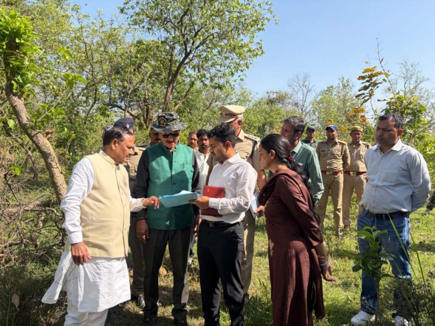 उत्तराखंड में नर और मादा टाइगर की हत्या से मचा हड़कंप, वन मंत्री सुबोध उनियाल का श्यामपुर रेंज दौरा