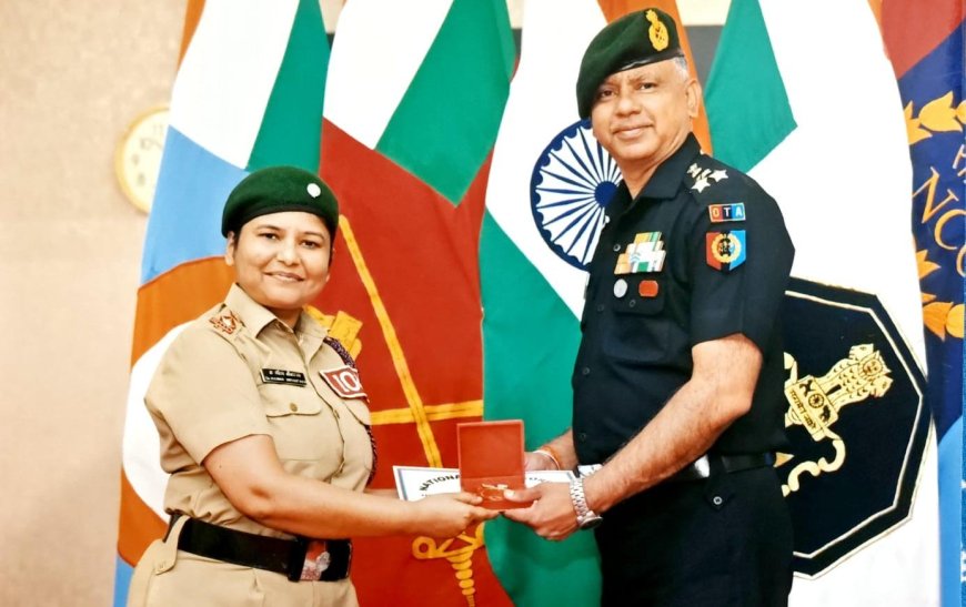 डीबीएस पीजी कॉलेज की एएनओ कैप्टन डॉ. महिमा श्रीवास्तव ने ओटीए ग्वालियर में गोल्ड मेडल हासिल कर रचा नया इतिहास
