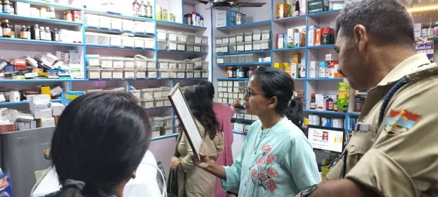 हल्द्वानी में प्रशासन का मेडिकल स्टोरों पर छापा; अनियमितताएं मिलने से रोक