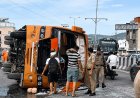 हरिद्वार में राजस्थान के श्रद्धालुओं की बस पलटी, एक महिला की मौत, 16 लोग घायल