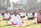 हल्द्वानी में अंतर्राष्ट्रीय योग दिवस: योग का मंत्र गूंजा, 350 से अधिक लोगों ने लिया संकल्प