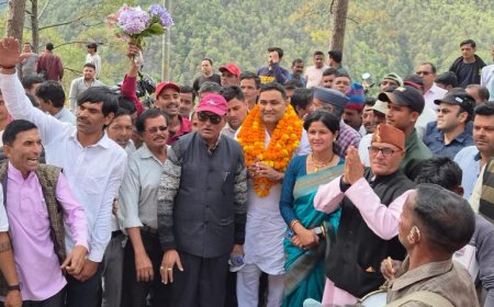 ओखलकांडा में मंत्री राम सिंह कैड़ा का ऐतिहासिक कदम: ₹78 लाख में सड़क डामरीकरण की शुरूआत