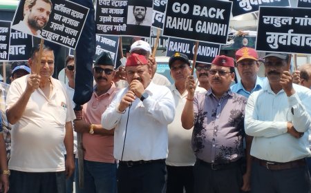सैनिक कल्याण सलाहकार परिषद के उपाध्यक्ष शमशेर ने पूर्व सैनिकों के साथ राहुल गांधी के दौरे का विरोध किया