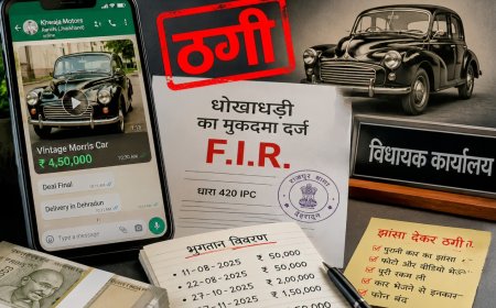 खानपुर विधायक उमेश की धोखाधड़ी की कहानी: WhatsApp पर विंटेज कार, 4.5 लाख की ठगी!