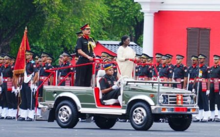 राष्ट्रपति द्रौपदी मुर्मू की IMA में पासिंग आउट परेड, 9 महिला और 481 भारतीय कैडेट बने अफसर