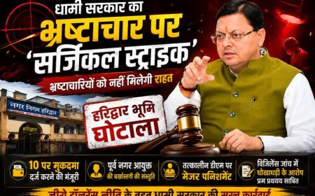 हरिद्वार भूमि घोटाले में धामी सरकार की बड़ी कार्रवाई, 10 लोगों पर मामला दर्ज