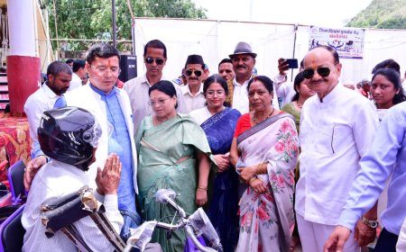 बागेश्वर: 480 लाभार्थियों को समाज कल्याण विभाग और एलिम्को द्वारा बांटे गए कृत्रिम अंग और सहायक उपकरण