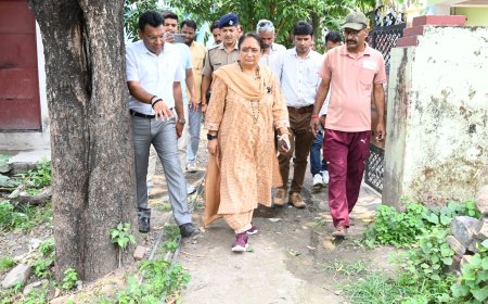 वार्ड 04 से 26 तक एडीबी परियोजना के विकास कार्यों का निरीक्षण
