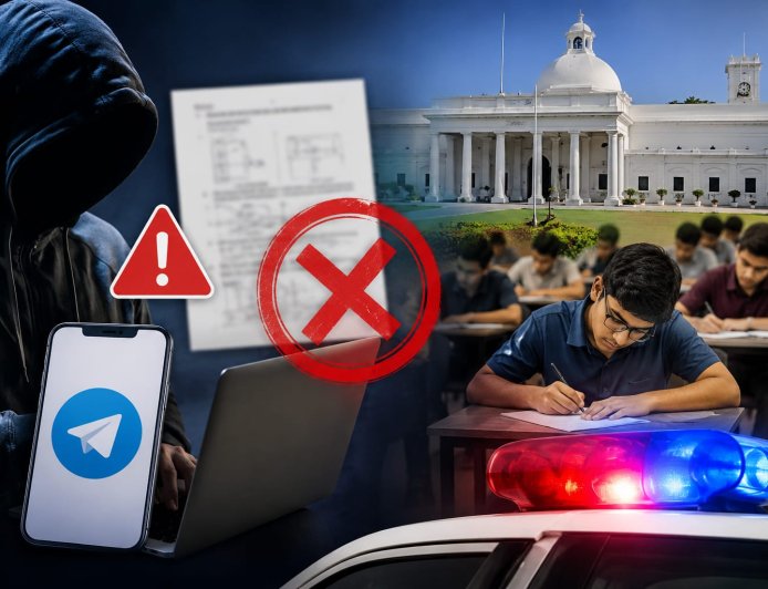 जेईई (एडवांस्ड) परीक्षा पेपर लीक की झूठी अफवाहें, पुलिस ने शुरू की जांच