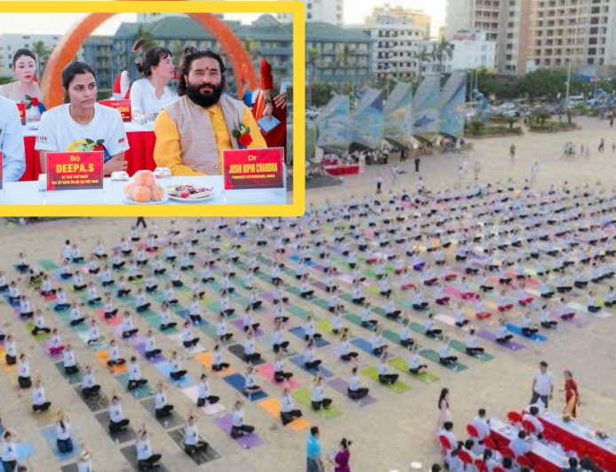 विश्व शांति और मानव एकता का संदेश फैलाते योगाचार्य डॉ. बिपिन जोशी का अभियान, देहरादून से वियतनाम और कंबोडिया तक
