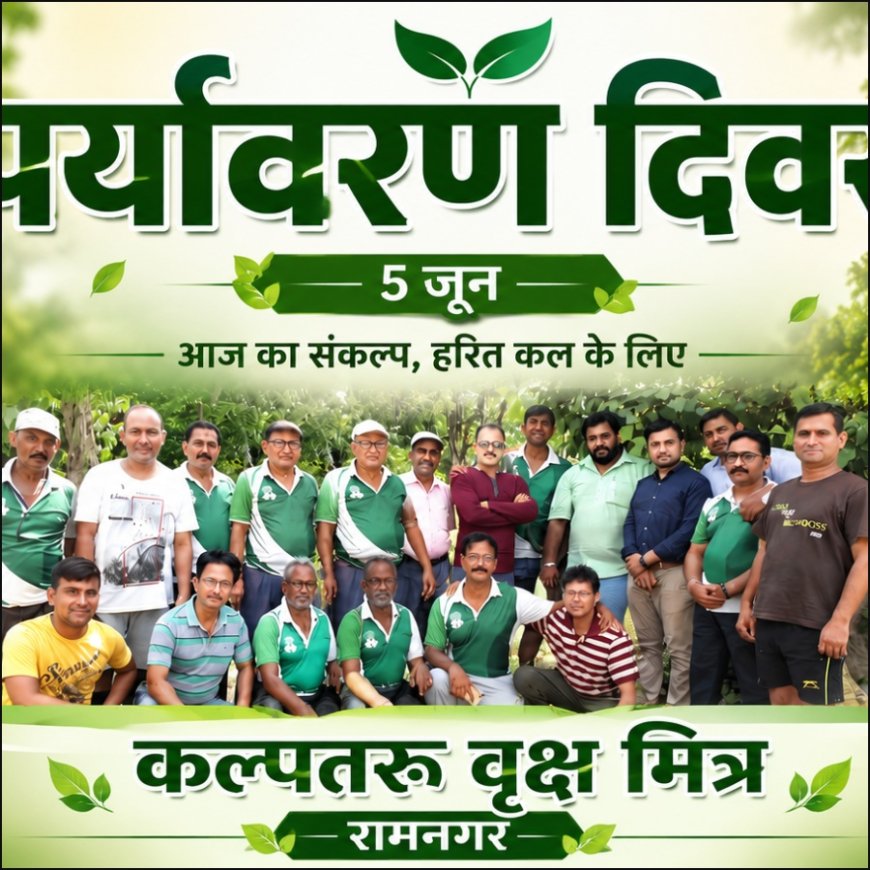 विश्व पर्यावरण दिवस 2026: कल्पतरू की अनोखी पहल, 12,000 पौधों की बुआई और 10,000 पौधों का वितरण