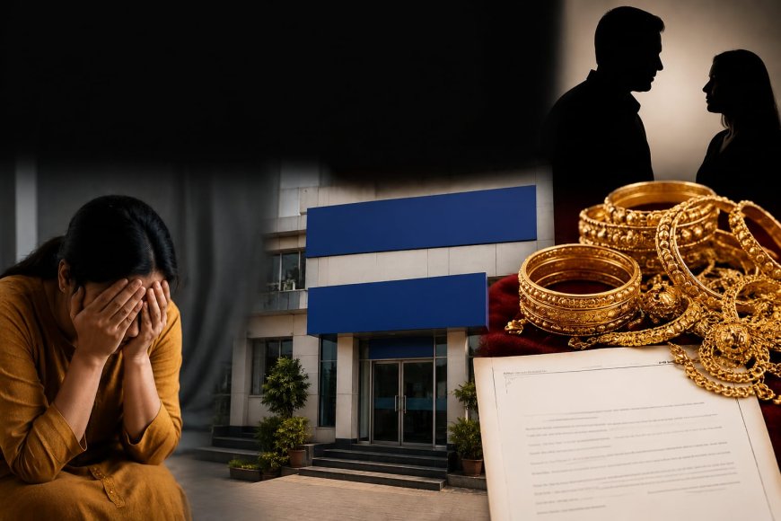 पत्नी की पहचान छीनकर बैंक से गहने निकालने का मामला, जांच शुरू