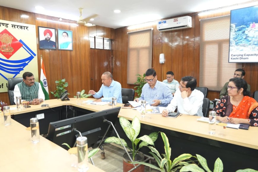 कैंचीधाम मेला 2026: मुख्य सचिव आनंद बर्द्धन ने तैयारियों की समीक्षा की; शटल बसें और जोनल प्लान की घोषणा