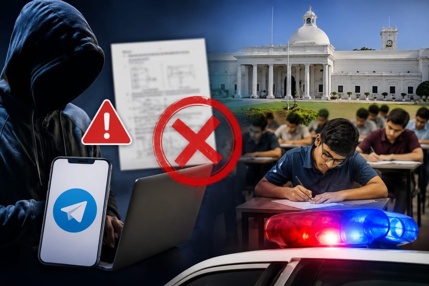 जेईई (एडवांस्ड) परीक्षा पेपर लीक की झूठी अफवाहें, पुलिस ने शुरू की जांच