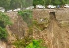 देहरादून-मसूरी रोड पर भारी बारिश से सड़क बैठी, प्रशासन ने आवाजाही पर लगाई रोक