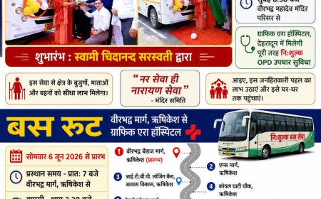 ग्राफिक एरा हॉस्पिटल के लिए आज से शुरू हुई मुफ्त बस सेवा, मरीजों को मिलेगी निःशुल्क ओपीडी उपचार