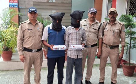 रामनगर पुलिस की बड़ी कार्रवाई: अवैध 315 बोर तमंचे के साथ दो अपराधियों की गिरफ्तारी
