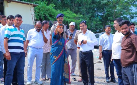 जिलाधिकारी ने कांवड़ यात्रा क्षेत्र का किया संपूर्ण निरीक्षण, सुरक्षा एवं स्वच्छता व्यवस्थाओं का लिया जायजा