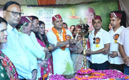 भीमताल का ऐतिहासिक हरेला मेला हुआ शुरू, कैबिनेट मंत्री राम सिंह कैड़ा ने किया उद्घाटन