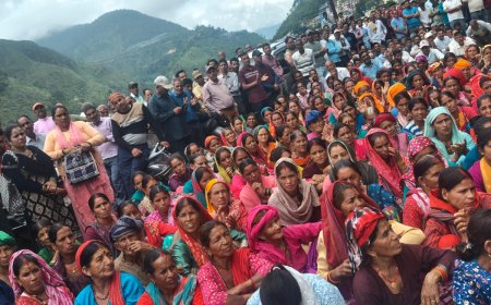 केतन हत्याकांड: दिवाकर डिमरी की गिरफ्तारी की मांग पर ग्रामीणों का बड़ा प्रदर्शन