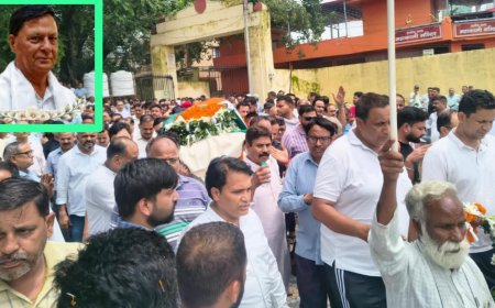 पूर्व मंत्री हीरा सिंह बिष्ट की अंतिम यात्रा में हजारों लोगों की भावनात्मक भागीदारी