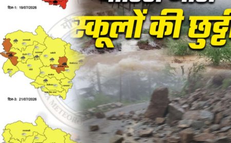 मौसम का ओरेंज अलर्ट: भारी बारिश की चेतावनी, चम्पावत में 29 जुलाई को स्कूल रहेंगे बंद