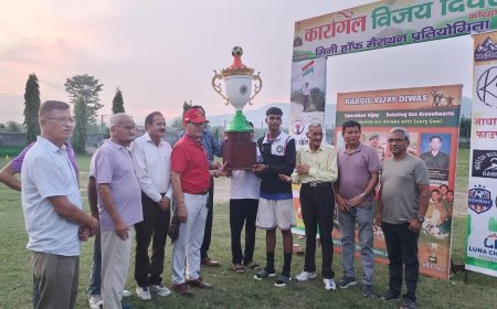 लैंसडौन लायंस ने पहली बार जीता कारगिल विजय कप, फुटबॉल में नया इतिहास रचते हुए