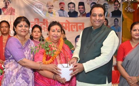भाजपा महिला मोर्चा ने 39 विधानसभा क्षेत्रों में 3,220 लखपति दीदियों का भव्य सम्मान सम्मेलन आयोजित किया