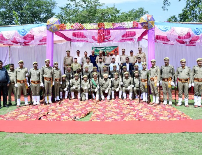 कार्बेट टाइगर रिजर्व: कालागढ़ में वन आरक्षी प्रशिक्षण 2026 का भव्य दीक्षान्त समारोह, अनिल चंद्र शाह बने टॉपर