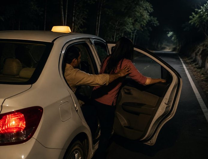 घर से भागकर आई 16 साल की किशोरी से टैक्सी में दुष्कर्म का प्रयास, साहस से बचाई जान