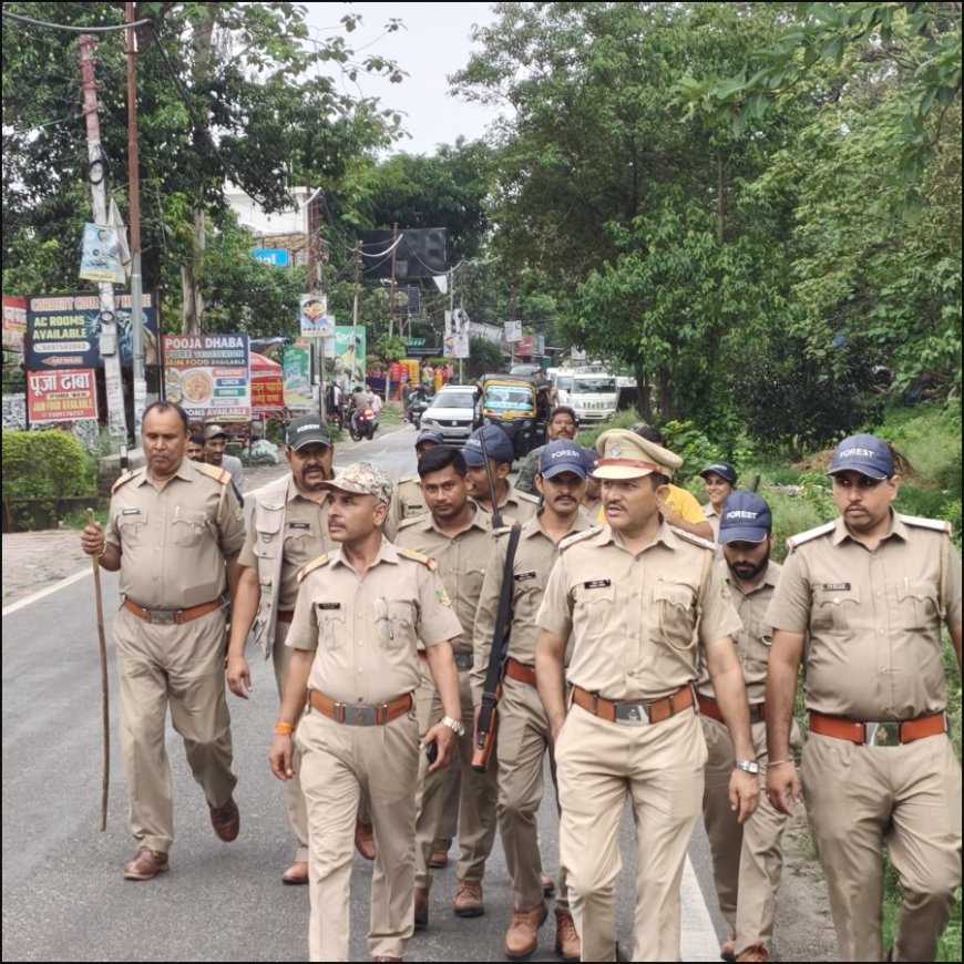 मानसून में वन्यजीव सुरक्षा हेतु कार्बेट टाइगर रिजर्व और पुलिस का साझा प्रयास