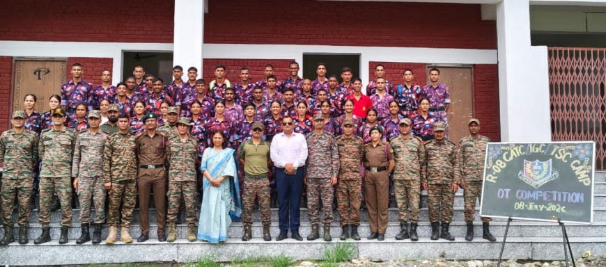 हल्द्वानी शैमफोर्ड स्कूल में एनसीसी थल सेना कैंप चयन के लिए ट्रायल आयोजित