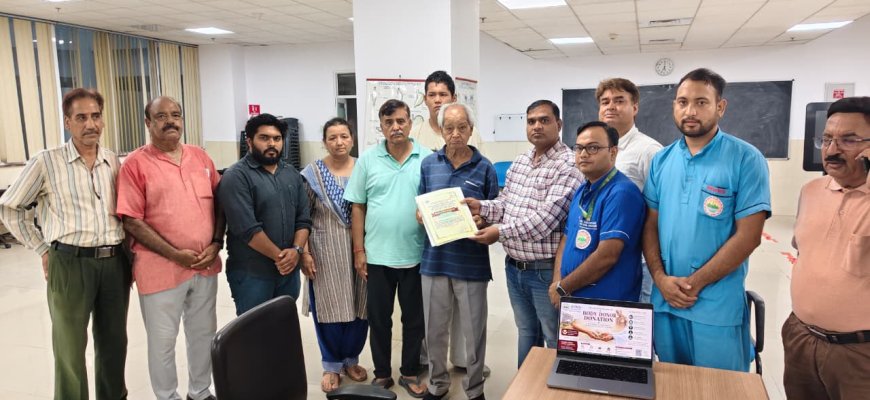 शिक्षाविद बीएन कुकरेती का देहदान, नए जीवन की रोशनी बनने की प्रेरणा