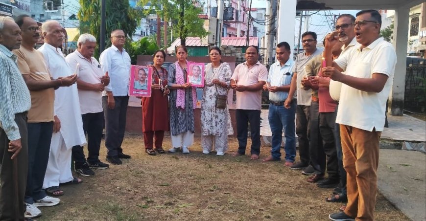 लखनपुर में न्याय की आवाज: स्व. दयानंद टम्टा की हत्या के खिलाफ श्रद्धांजलि सभा और कैंडल मार्च