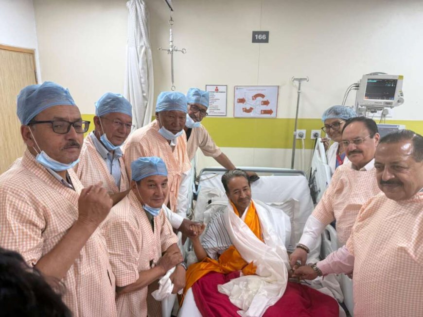 सोनम वानचुक का आमरण अनशन समाप्त, जेपी नड्डा और जितेंद्र सिंह की पहल