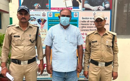 सहारनपुर से गिरफ्तार राजकमल, दून में करोड़ों की भूमि हड़पने की साजिश का भंडाफोड़