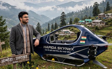 अल्मोड़ा के रवि टम्टा की ऐतिहासिक उड़ान - भारत की पहली उड़ने वाली कार का सफल परीक्षण!