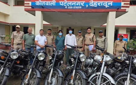 पटेलनगर पुलिस ने 13 चोरी के दोपहिया वाहन बरामद किए, गिरोह का भंडाफोड़