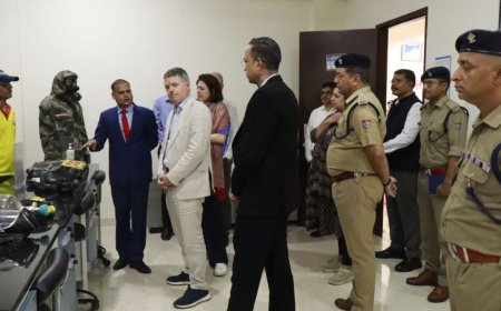 विश्व बैंक समूह के प्रमुख ने एसडीआरएफ मुख्यालय का किया निरीक्षण, आपदा प्रबंधन में सुधार की चर्चा