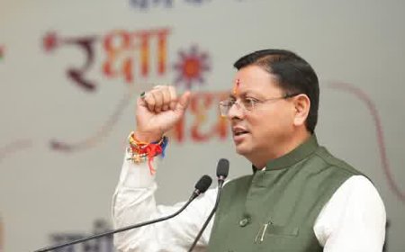 रक्षा बंधन पर मुख्यमंत्री को प्रदेशभर से आई बहनों ने बांधा रक्षा सूत्र