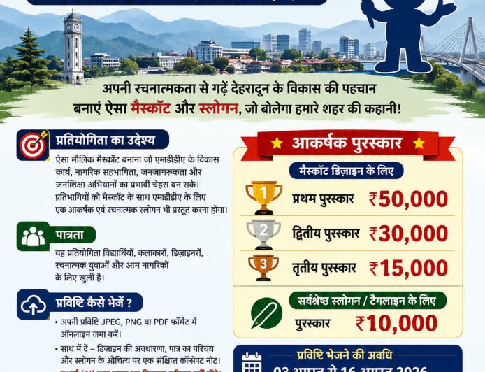 एमडीडीए का क्रिएटिव अभियान: डिज़ाइन करें अपना मैस्कॉट और जीतें ₹50,000