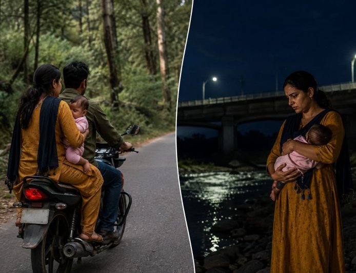 पति से विवाद के बाद जंगल में महिला के साथ दुष्कर्म, 7 महीने की बच्ची भी थी साथ