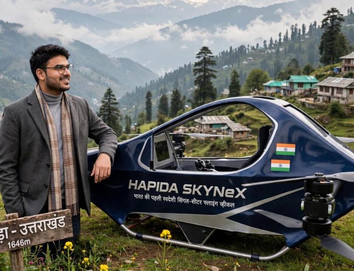 अल्मोड़ा के रवि टम्टा की ऐतिहासिक उड़ान - भारत की पहली उड़ने वाली कार का सफल परीक्षण!
