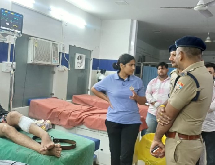 ढंडेरा शराब कैंटीन संचालक हत्या मामले में पुलिस की बड़ी कार्रवाई, मुठभेड़ में बदमाश गिरफ्तार