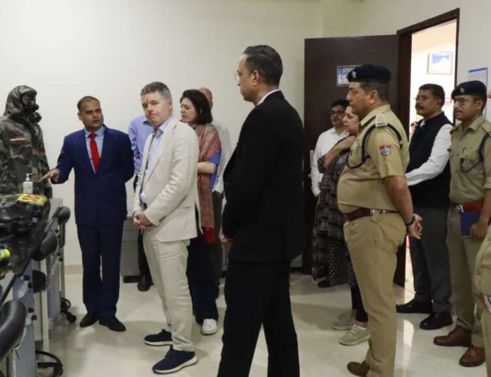 विश्व बैंक समूह के प्रमुख ने एसडीआरएफ मुख्यालय का किया निरीक्षण, आपदा प्रबंधन में सुधार की चर्चा