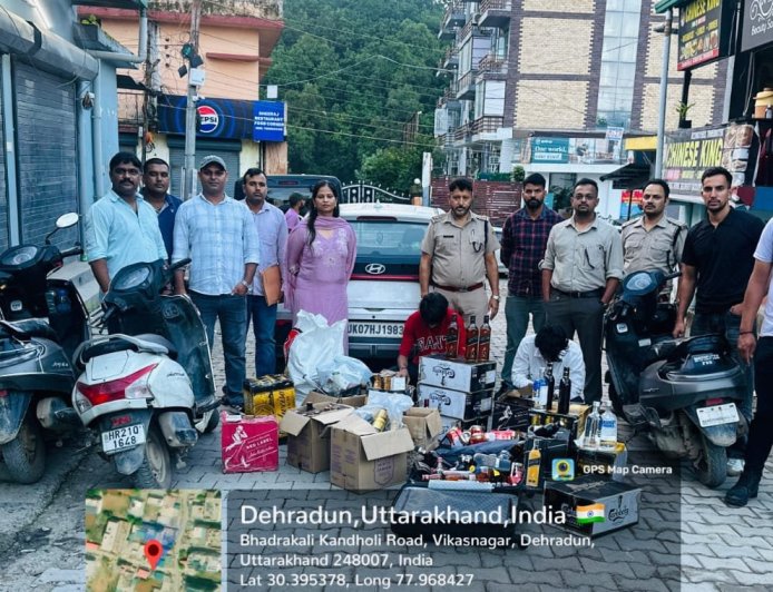 कॉलेज छात्रों के लिए होम डिलीवरी में हरियाणा की शराब पकड़ी गई! 19 पेटी और 3 गिरफ्तार, मुख्य आरोपी फरार