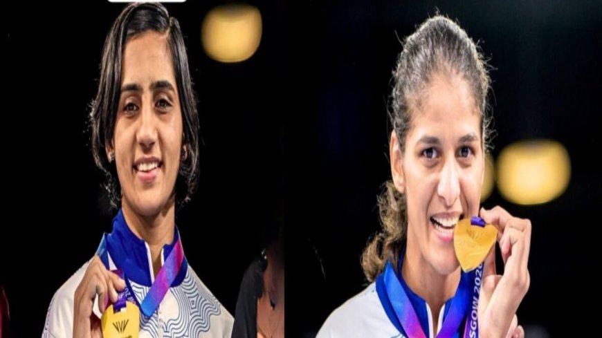 कॉमनवेल्थ गेम्स 2026: जैस्मिन लंबोरिया और प्रीति पवार ने गोल्ड जीतकर भारत का नाम रोशन किया