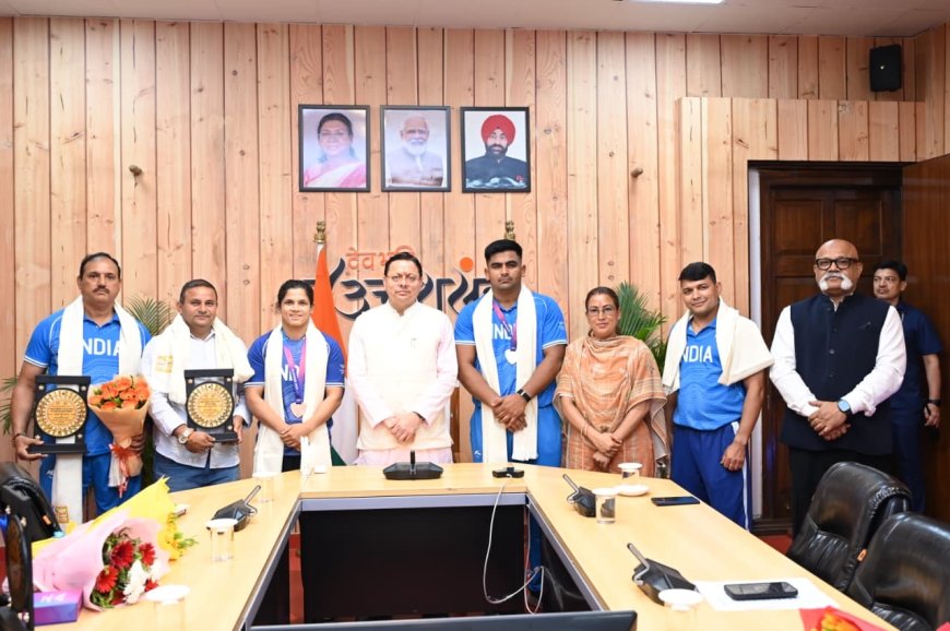 लासगो कॉमनवेल्थ गेम्स 2026: सीएम धामी ने उत्तराखंड के खिलाड़ियों और कोचों को किया सम्मानित - वैश्विक मंच की प्राथमिकता