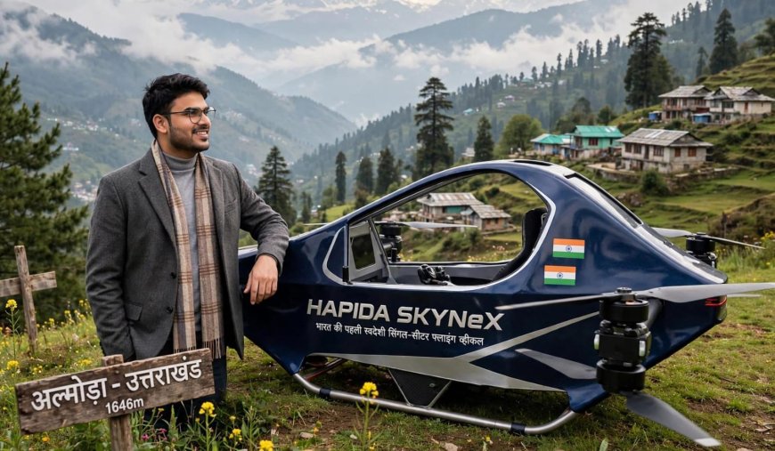 अल्मोड़ा के रवि टम्टा की ऐतिहासिक उड़ान - भारत की पहली उड़ने वाली कार का सफल परीक्षण!