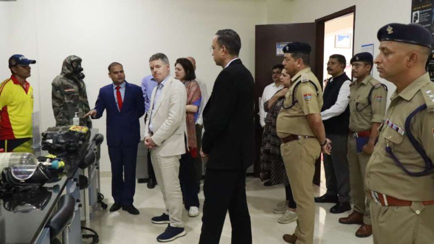 विश्व बैंक समूह के प्रमुख ने एसडीआरएफ मुख्यालय का किया निरीक्षण, आपदा प्रबंधन में सुधार की चर्चा